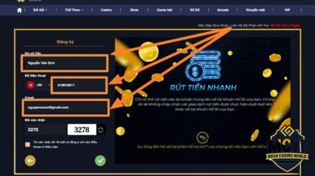 Hướng Dẫn Cụ Thể Cách Rút Tiền MCW